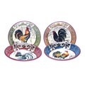 Certified International Lille Rooster 9-in Pasta/ Soup Bowls (Set of 4)