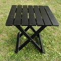 Black Folding Adirondack Side Table