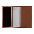 Mayline Aberdeen Visual Presentation Board with Sculpted Tray