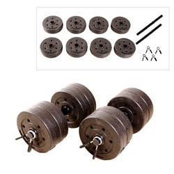 CAP Barbell 40 lb Cement Dumbbell Set-Image