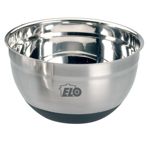 Elo 5-quart Nonslip Stainless Steel and Silicon Rubber Mixing Bowl