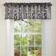 Lush Decor Black/ Silver Cocoa Flower Valance - 13745421 - Overstock