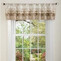 Lush Decor Neutral Starlet Valance