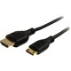 StarTech.com 6 ft Slim High Speed HDMI Cable with Ethernet - HDMI to 