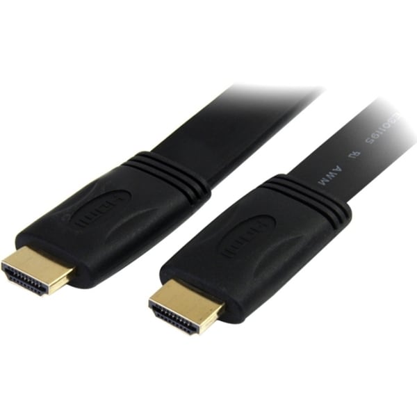 StarTech.com 25 ft Flat High Speed HDMI Cable with Ethernet - HDMI - 