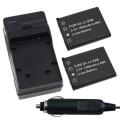 INSTEN 3-piece Battery/ Charger for Olympus FE-220/ FE-230/ 240/ Li-40B