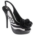 Journee Collection Women's 'Alano-S' Polka-dot Platform Pump