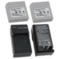 INSTEN 3-piece Battery/ Charger Set for Samsung IA-BP85ST/ HMX10/ SC-MX10