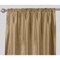 Faux Silk Rod Pocket Window Panels (Set of 2)