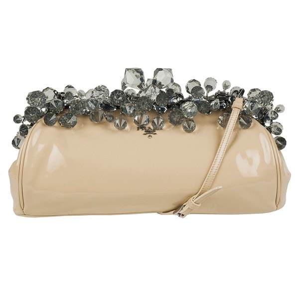 prada beige leather handbag  