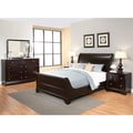 Abbyson Living Kingston 5-piece Espresso Sleigh King-size Bedroom Set