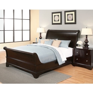 For sale Abbyson Living Kingston Espresso Sleigh King-size Bed