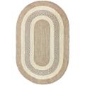 Handmade Alexa Reversible Braided Blue Cottage Rug (7'6 x 9'6 Oval)