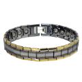 Tungsten Men's Gold-Plated Link Bracelet