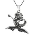 Guidelines and more on antique box feet Sterling Silver Mermaid Necklace