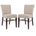 Bolton Beige Linen Side Chairs (Set of 2)