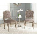 Safavieh Royalty Antiqued Tufted Side Chairs (Set of 2)