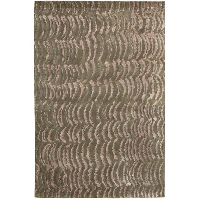 Julie Cohn Hand-knotted Verve Abstract Design Wool Rug (9' x 13')