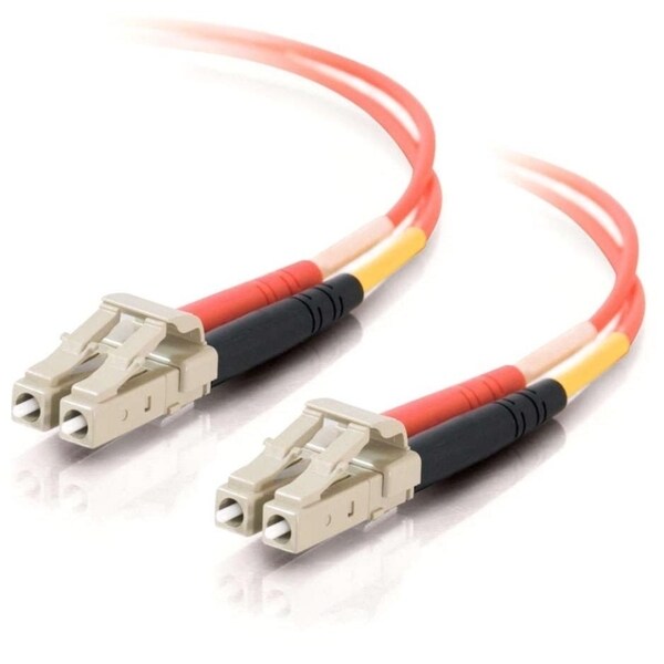 1m LC-LC 62.5/125 OM1 Duplex Multimode Fiber Optic Cable (TAA Complia