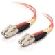 1m LC-LC 62.5/125 OM1 Duplex Multimode Fiber Optic Cable (TAA Complia
