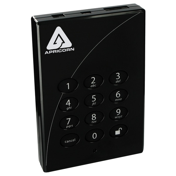 Apricorn Aegis Padlock Pro A25-PLE256-1000 1 TB External Hard Drive