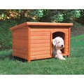 Trixie Natura Large Weatherproof Solid Pine Flat-roof Dog House