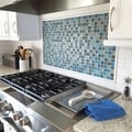 Somertile Maritime Abalone Glass Mosaic Wall Tiles (Pack of 10)