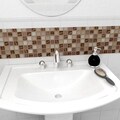 Somertile Maritime Nautilis Glass Mosaic Wall Tiles (Pack of 10)