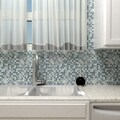 Somertile Reflections Mini 0.625-inch Gulf Glass/ Stone Mosaic Tiles (Pack of 10)