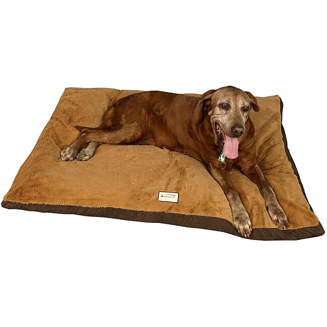 Armarkat 47-inch Brown Faux Suede Pet Bed 