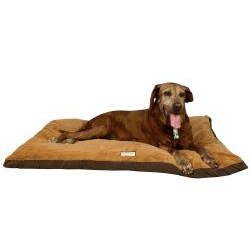 Armarkat 47-inch Brown Faux Suede Pet Bed 