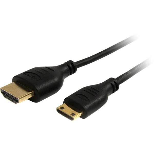 StarTech.com 3 ft Slim High Speed HDMI Cable with Ethernet - HDMI to 