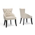Halifax Light Beige Dining Chair (Set of 2)