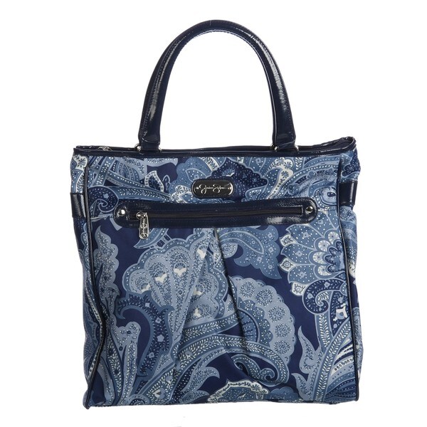 Jessica Simpson 'Spoonful of Sugar' Blue Paisley Laptop Tote Bag ...