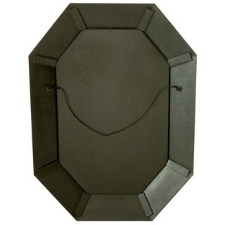 Handcrafted Reverse-painted Glass 'Colonial Red' Wall Mirror (Peru)