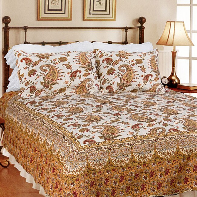 Renaissance 3piece Quilt Set Overstock Shopping Great Deals on Quilts