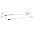 Amerock Clarendon Chrome 24-inch Double Towel Bar