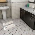 Somertile Tuscan Spiral Cascade Ceramic Mosaic Tiles (Pack of 10)