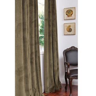 green velvet curtains