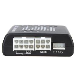 INSTEN Black 20/ 24 Plug-in Power Supply Tester for ATX/ SATA/ HDD/ PSU