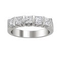 14k Gold 1 1/2ct TDW Princess-cut Diamond Band (H-I, I1-I2)
