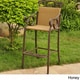 International Caravan Valencia Resin Wicker/ Steel Bar-height Bistro Chairs (Set of 2)
