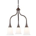 Cabaret 3-light Aged Bronze Chandelier