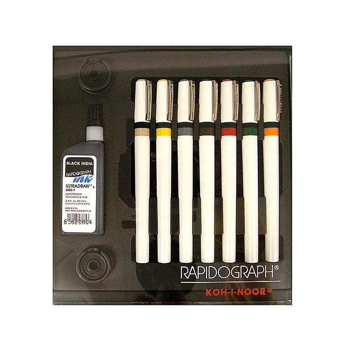 Kohinoor Slim Pack Rapidograph Technical Pens (Set of 7) Overstock