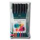 Faber-Castell Basic Pitt Artist Brush Pen Set