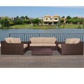 Lexington Deluxe 4-piece Deep Seating Set with Sunbrella