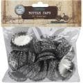 Vintage Collection Standard Bottle Caps 1' 50/Pkg-Antique Silver