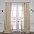 Linen Open Weave Natural 108-inch Sheer Curtain Panel