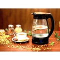 Ovente White Glass 1.7-liter Cord-Free Electric Kettle
