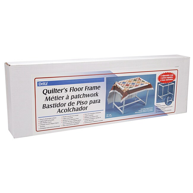 dritz quilting quilters floor frame overstock shopping dritz quilting quilters floor frame overstock shopping